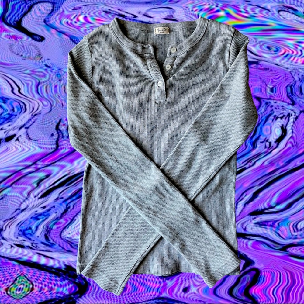 John Galt/Brandy Melville Ahern Thermal Top (Grey)